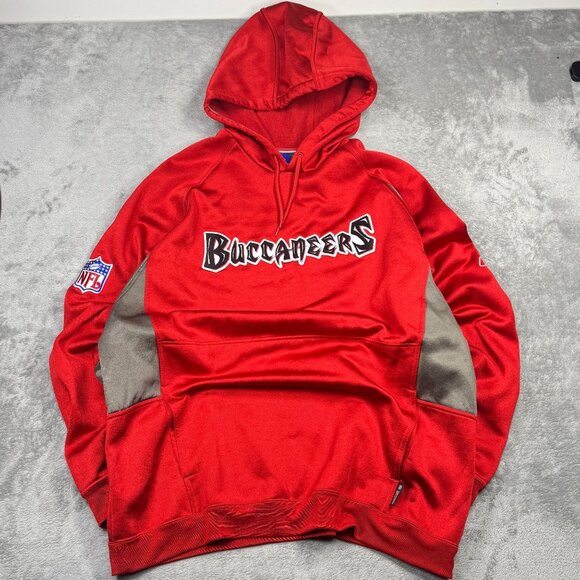 Reebok Other - Vintage Tampa Bay Buccaneers Fleece Hoodie NFL Reebok Pullover Y2K Embroidered